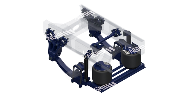 板簧導(dǎo)向臂兩氣囊空氣懸架NGA-T0X系列